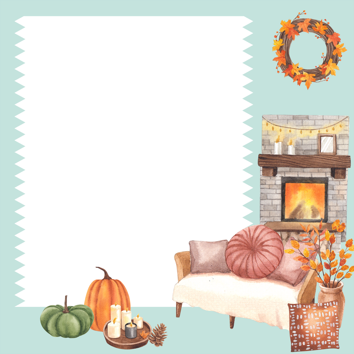 Cozy Autumn Frame